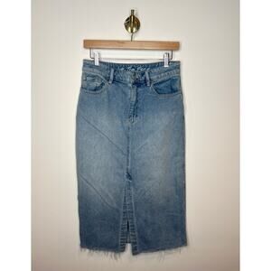 Free People We The Free Long Denim Skirt